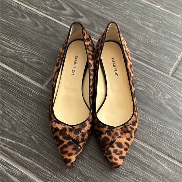 Sarah Flint Leopard Print Women's Shoes - Picture 1 of 7